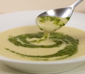 Artichoke, Leek, Potato and Garlic Soup