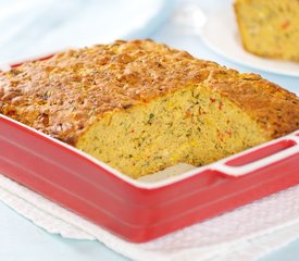 Cheesy Basil Corn Bread