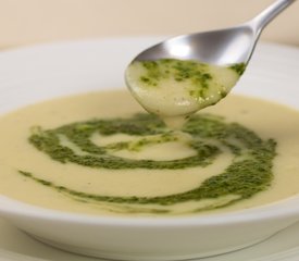 Artichoke, Leek, Potato and Garlic Soup