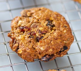 Dried Fruits, Chocolate Chips and Flaxseed Cookies