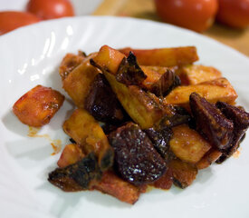 Roasted Root Salad With Carrot Vinaigrette (Thanksgiving)