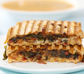 Chard Panini with Bean Spread