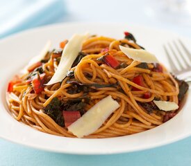 Pasta with Chard, Garlic and Parmesan