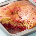 Raspberry Pudding Cake