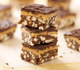 Chocolate-Peanut Butter Crispy Bars