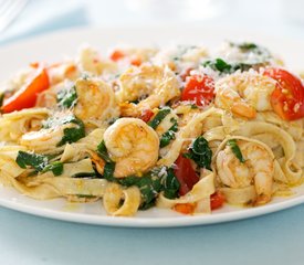 Shrimp Sauce with Linguine