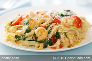 Shrimp Sauce with Linguine