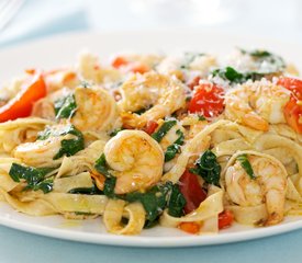 Shrimp Sauce with Linguine