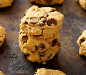 Peanut Butter, Chocolate Chip and Chickpea Cookies (Gluten-free)