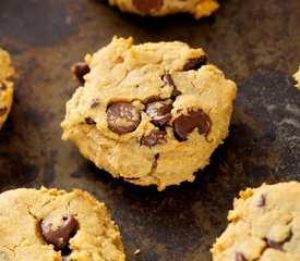 Peanut Butter, Chocolate Chip and Chickpea Cookies (Gluten-free)