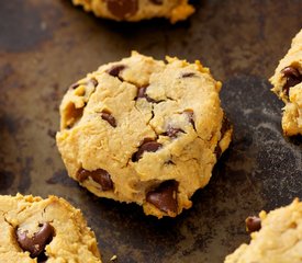 Peanut Butter, Chocolate Chip and Chickpea Cookies (Gluten-free)