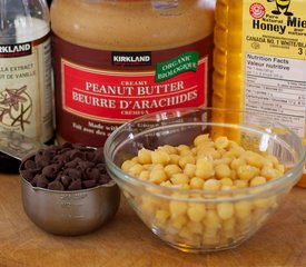 Peanut Butter, Chocolate Chip and Chickpea Cookies (Gluten-free)