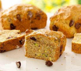 Chocolate Pistachio Orange-Loaf