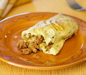 Chrissy's Eggs and Chorizo Omelette