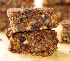 Fruity-Nutty Banana, Chocolate Granola Bars