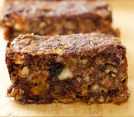 Fruity-Nutty Banana, Chocolate Granola Bars