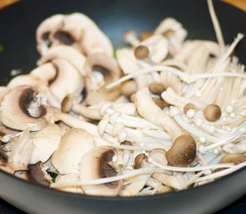 Bok Choy, Mushrooms and Tofu Stir-Fry