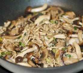 Bok Choy, Mushrooms and Tofu Stir-Fry