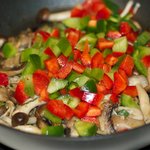 Add all the peppers, 