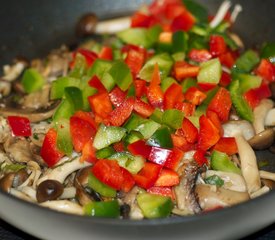 Bok Choy, Mushrooms and Tofu Stir-Fry