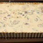 Pour evenly into baked pie or tart crust.