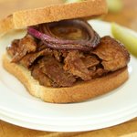 Barbecued Flank Steak Sandwiches