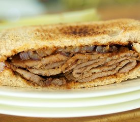 Barbecued Flank Steak Sandwiches