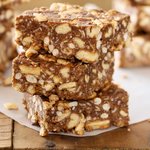 Crunchy Chocolate Peanut Butter and Coconut Bars