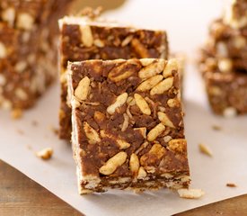 Crunchy Chocolate Peanut Butter and Coconut Bars