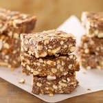 Crunchy Chocolate Peanut Butter and Coconut Bars