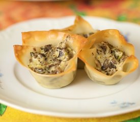 Chevre and Portabello Mushroom Tarts