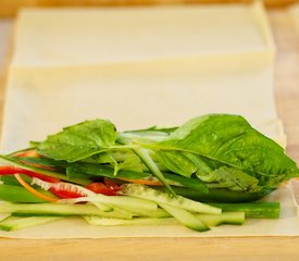 Veggie Tofu Sheet Rolls