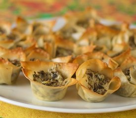 Chevre and Portabello Mushroom Tarts