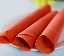 Strawberry, Rhubarb and Pineapple Fruit Leather 