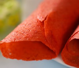 Strawberry, Rhubarb and Pineapple Fruit Leather 