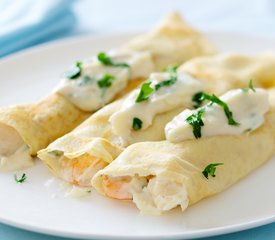 Seafood Pancakes