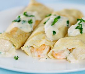 Seafood Pancakes