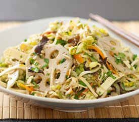 Chinese Veggie Salad with Soy Dressing