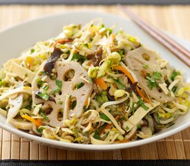 Chinese Veggie Salad with Soy Dressing