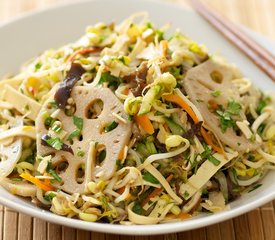 Chinese Veggie Salad with Soy Dressing