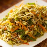 Bean Sprouts Stir-Fry with Bell Pepper and Carrot