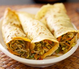 Bean Sprouts Stir-Fry with Bell Pepper and Carrot