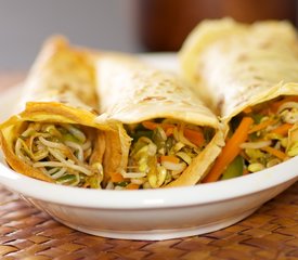 Bean Sprouts Stir-Fry with Bell Pepper and Carrot