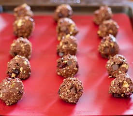 Chocolate Fudge, Cranberry and Walnut Cookies