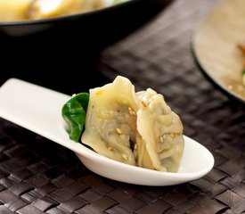 Veggie Jiao Zi (Chinese Dumpling) Soup