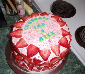 Layered Strawberry Cake