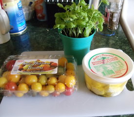 Mini Caprese Salad with Heirloom Tomatoes