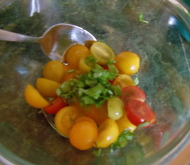 Mini Caprese Salad with Heirloom Tomatoes