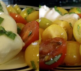 Mini Caprese Salad with Heirloom Tomatoes