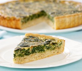 Light Spinach Quiche